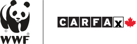 WWF-Canada logo and CARFAX Canada logo